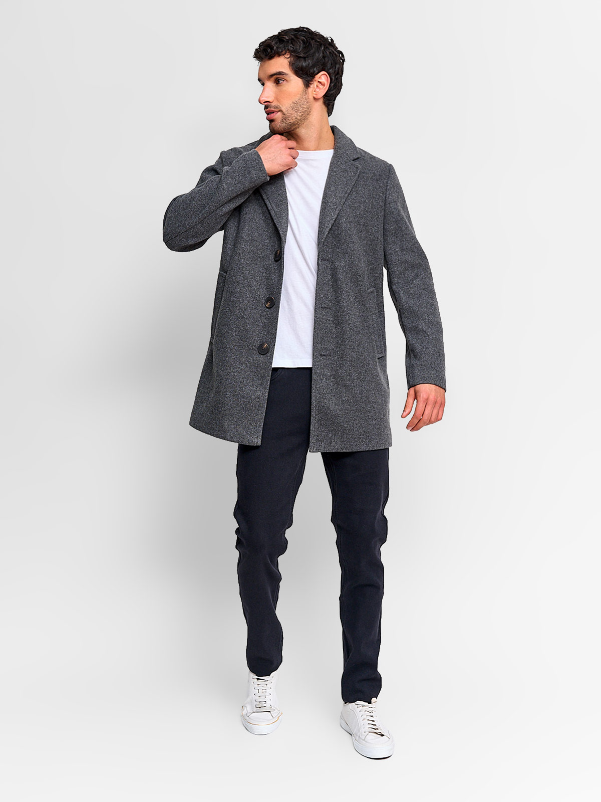 ABRIGO HOMBRE INDEX BOTONES - 3