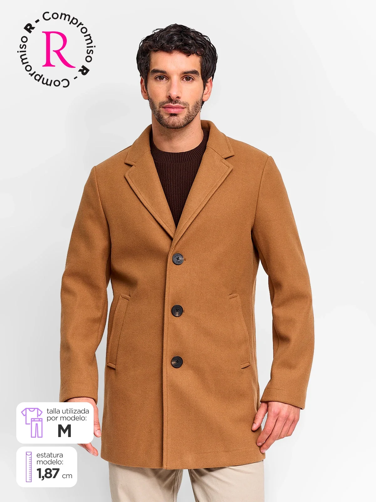 ABRIGO HOMBRE INDEX BOTONES - 1