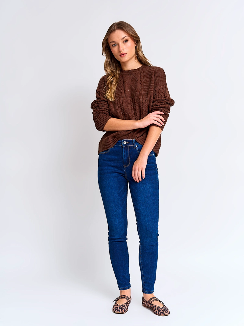 SWEATER MUJER PEPE JEANS TRENZADO - 4