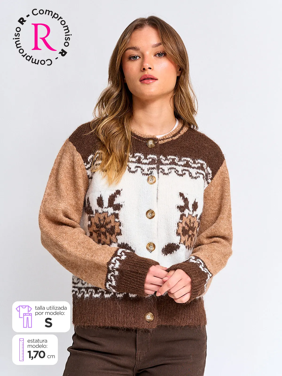 SWEATER MUJER PEPE JEANS LANA JACQUARD - 1