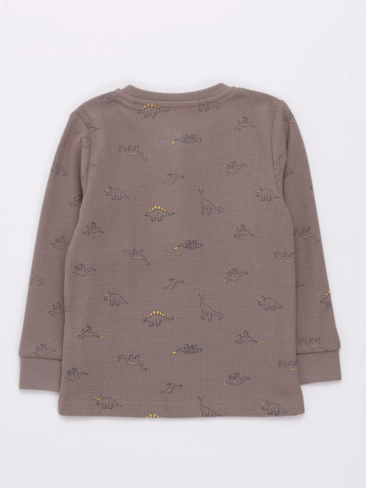 POLERA NIÑO BABY HARVEST TEXTURA WAFFLE BOTONS - 2