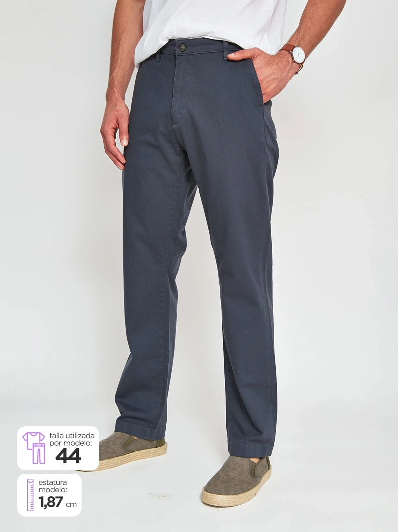 PANTALÓN HOMBRE LACOSTE ALGODÓN  - 1