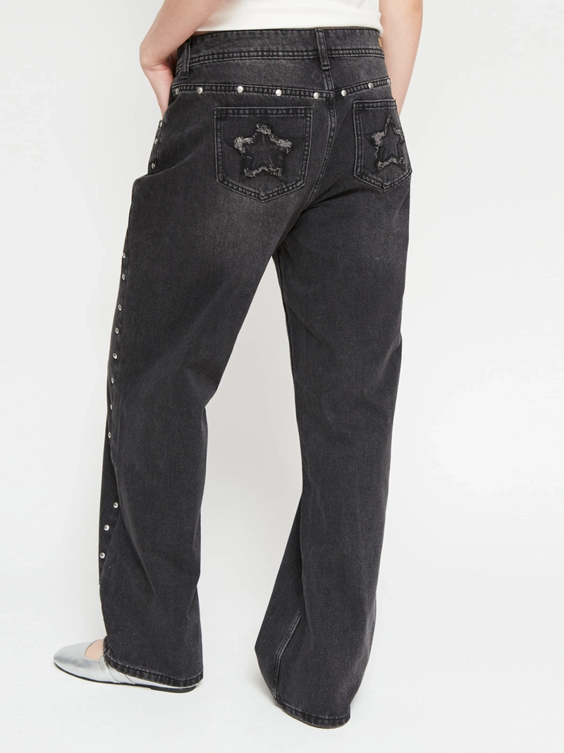 JEANS MUJER INDEX ALGODÓN TACHAS ESTRELLAS - 3