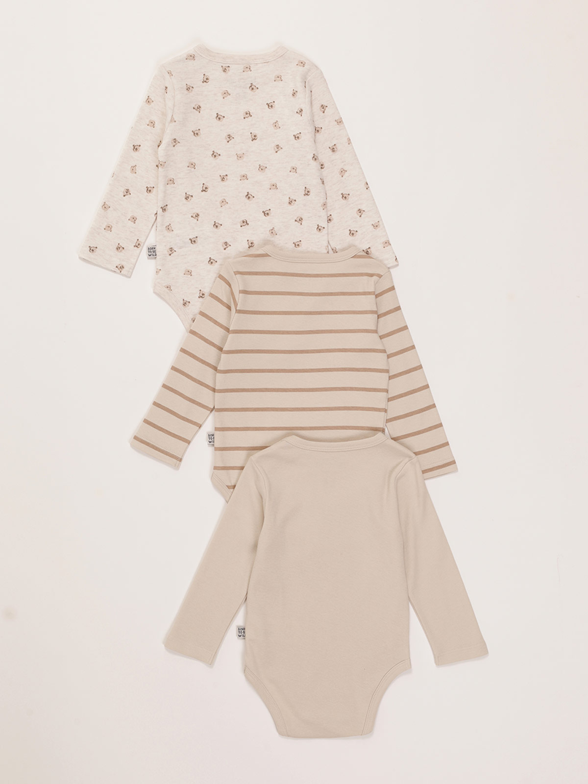 PACK X3 BODYS NIÑO BABY HARVEST ALGODÓN - 2