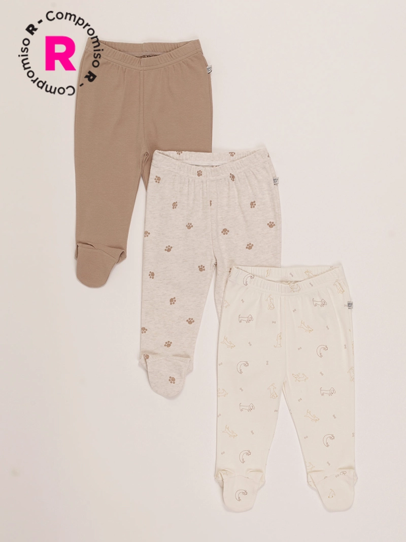 PACK X3 PATITAS NIÑO BABY HARVEST - 1