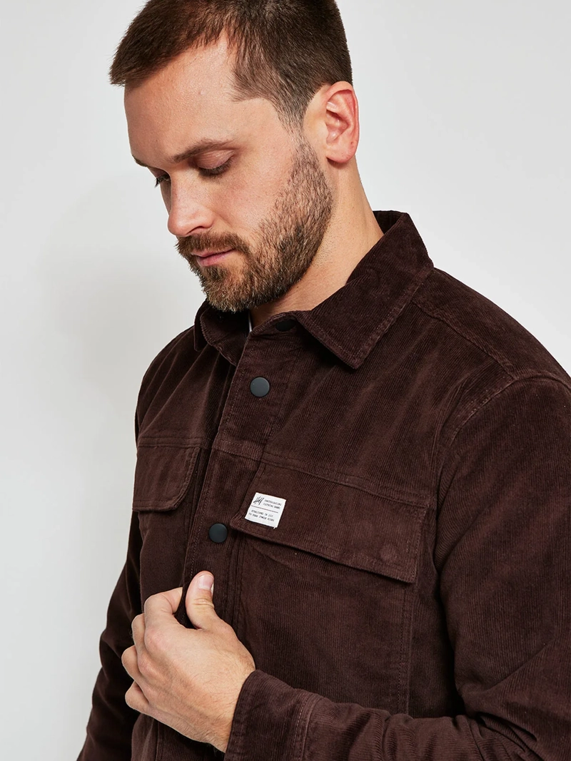 CHAQUETA HOMBRE HALF ALGODÓN COTELÉ - 3