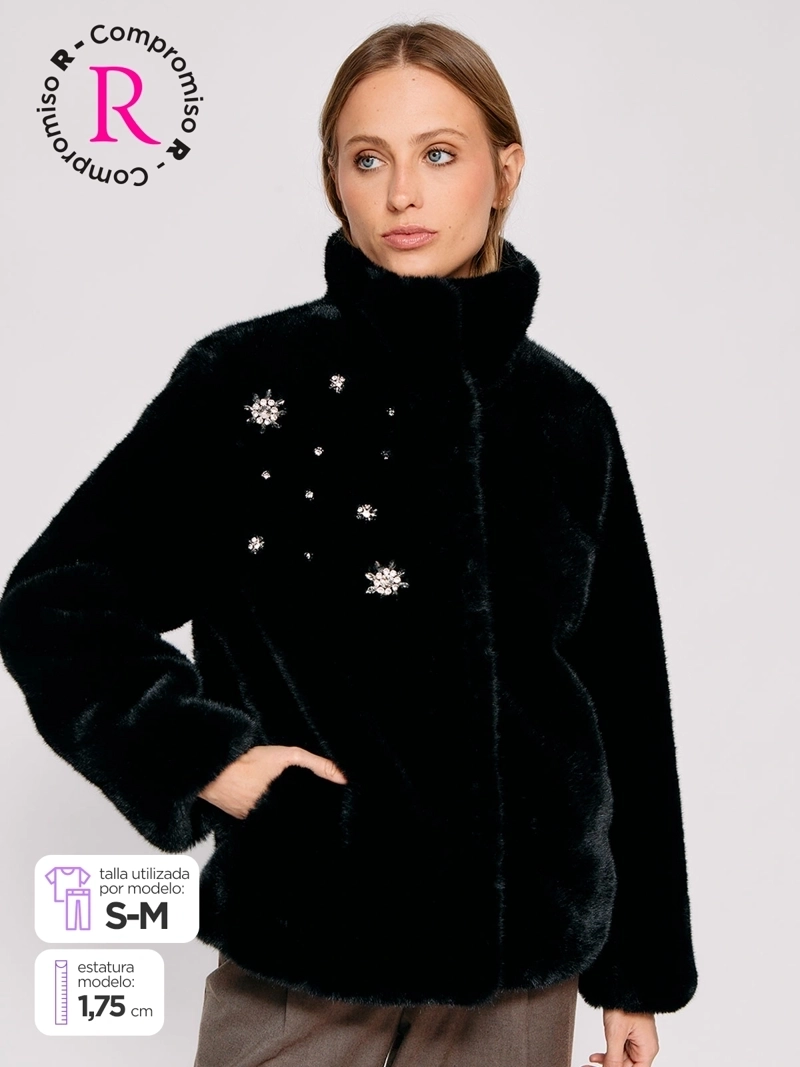 CHAQUETA MUJER CACHAREL PELUDA