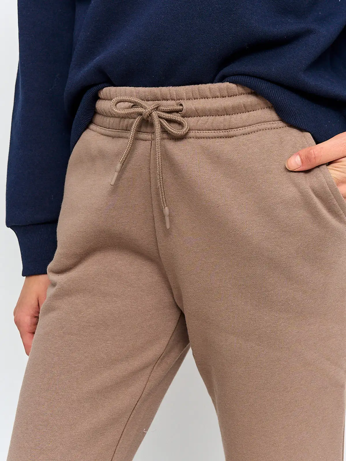 PANTALÓN DE BUZO MUJER INDEX ALGODÓN BÁSICO - 4