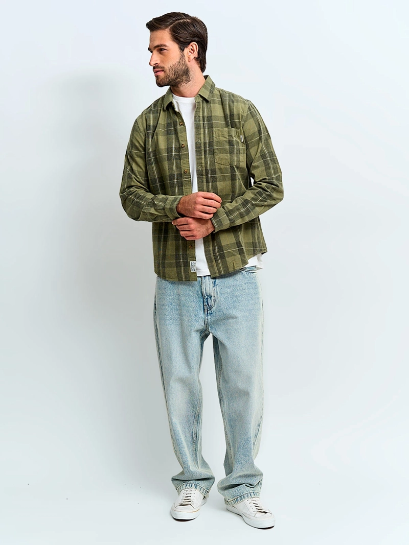 CAMISA HOMBRE PEPE JEANS ALGODÓN MANGA LARGA COTELÉ - 4