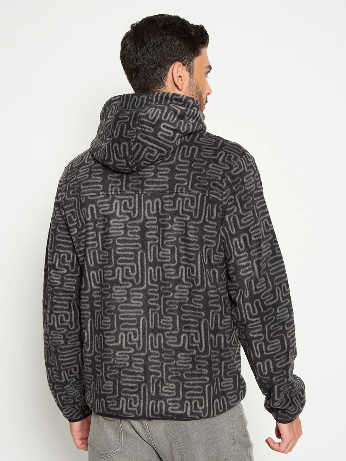 POLAR HOMBRE HALF HOODIE PRINT - 2