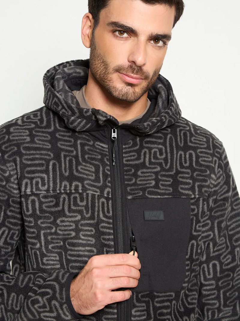 POLAR HOMBRE HALF HOODIE PRINT - 3