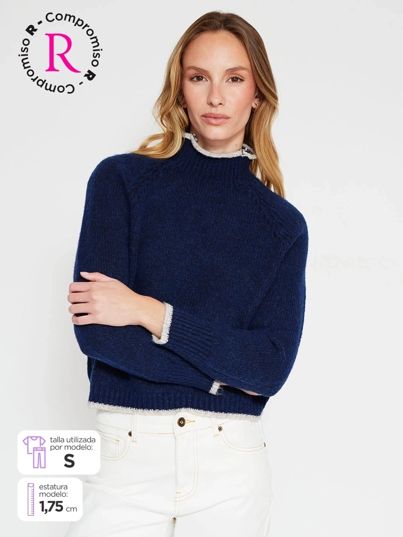 SWEATER MUJER REGATTA CUELLO MOCK MANGA LARGA - 1