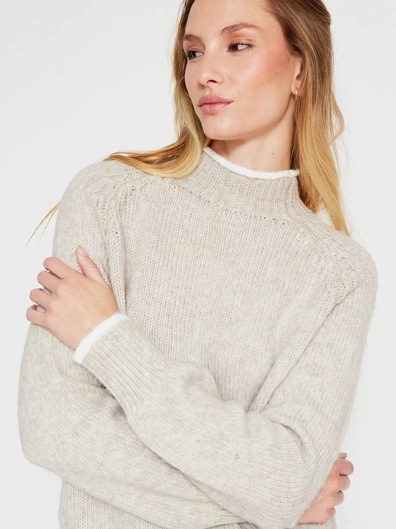 SWEATER MUJER REGATTA CUELLO MOCK MANGA LARGA - 3