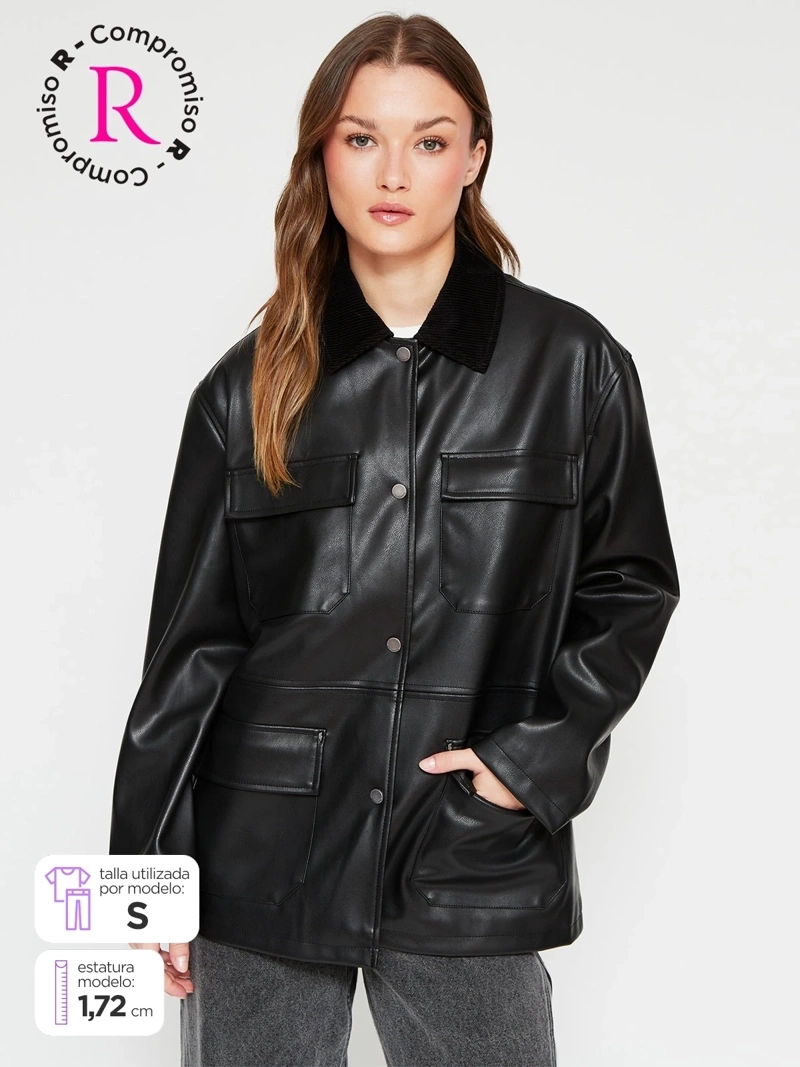 CHAQUETA MUJER BARBADOS LARGA - 1