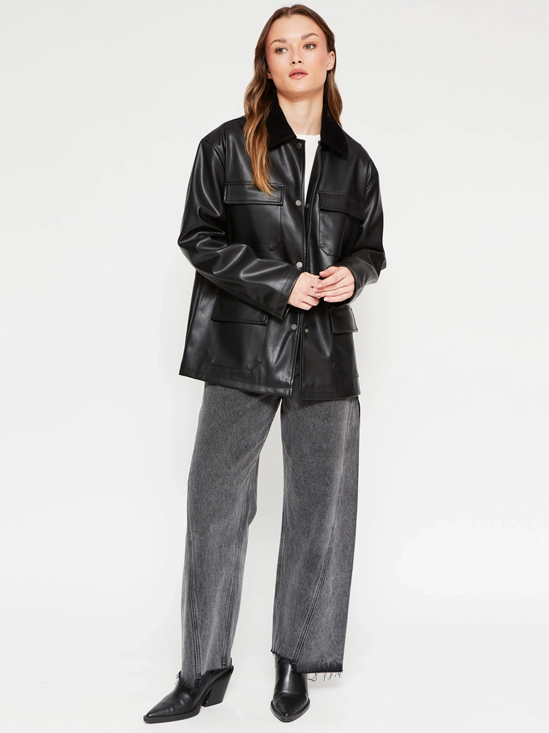 CHAQUETA MUJER BARBADOS LARGA - 4
