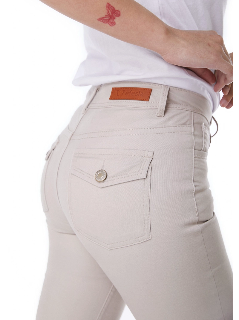 PANTALÓN MUJER EFESIS ALGODÓN FEEL - 5