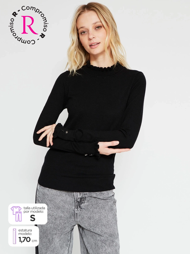 SWEATER MUJER BARBADOS CUELLO ALTO