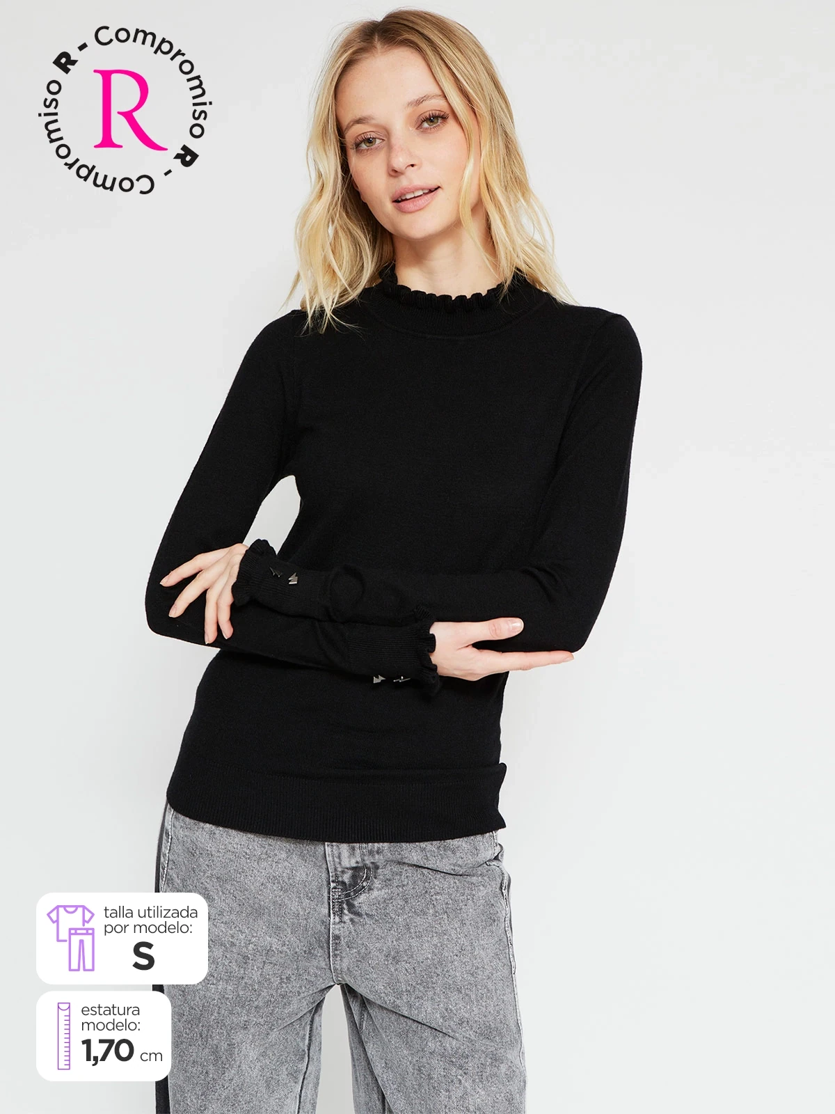 SWEATER MUJER BARBADOS CUELLO ALTO - 1