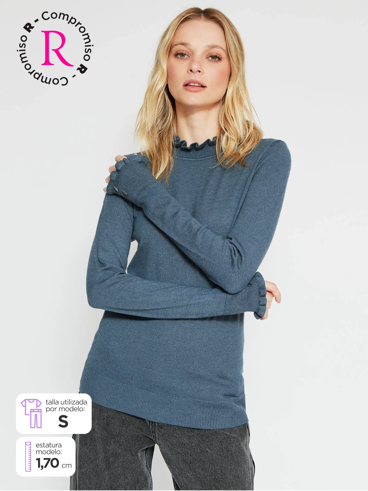 SWEATER MUJER BARBADOS CUELLO ALTO - 1