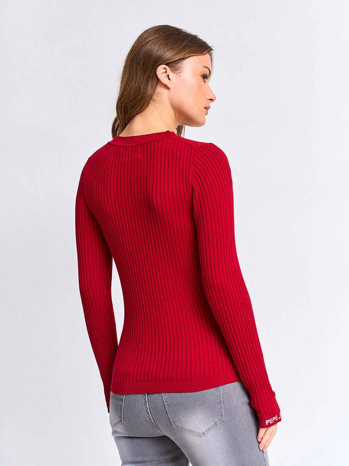 POLERA MUJER PEPE JEANS ALGODÓN RIB - 2