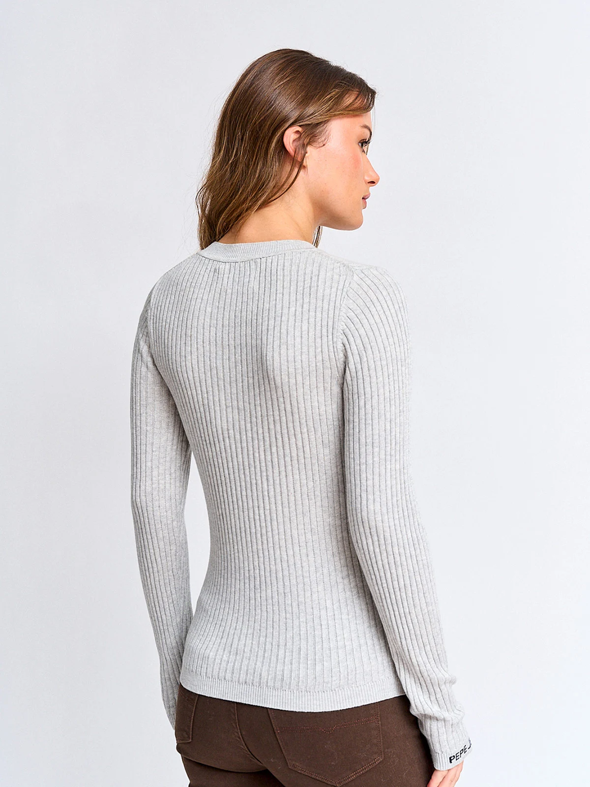 POLERA MUJER PEPE JEANS ALGODÓN RIB - 2