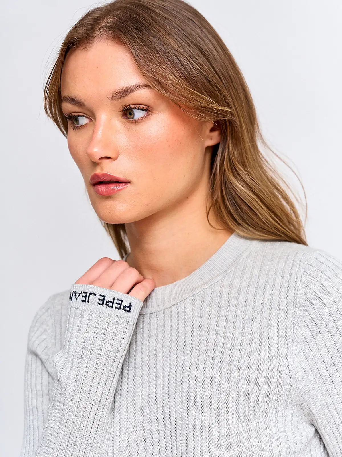 POLERA MUJER PEPE JEANS ALGODÓN RIB - 3