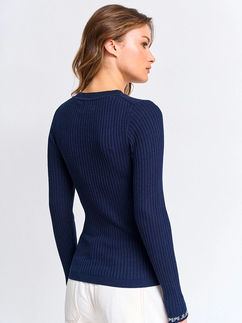 POLERA MUJER PEPE JEANS ALGODÓN RIB - 2