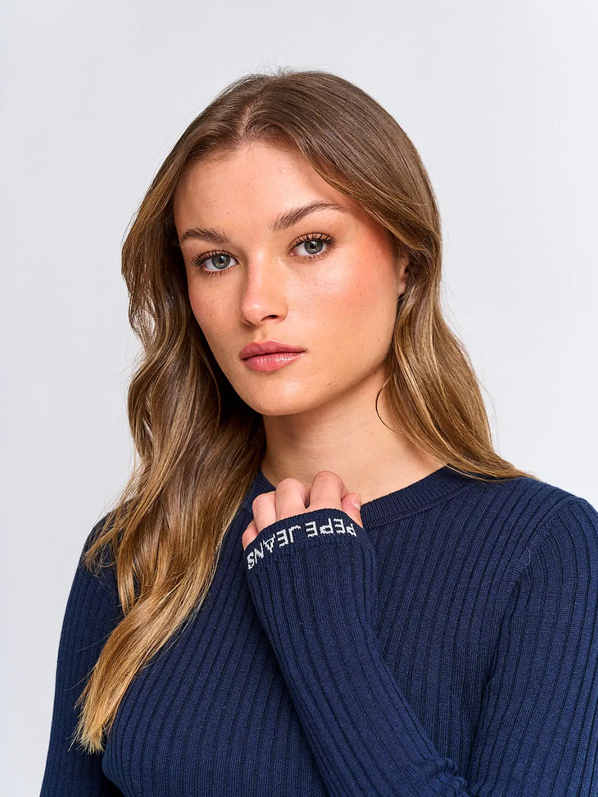 POLERA MUJER PEPE JEANS ALGODÓN RIB - 3