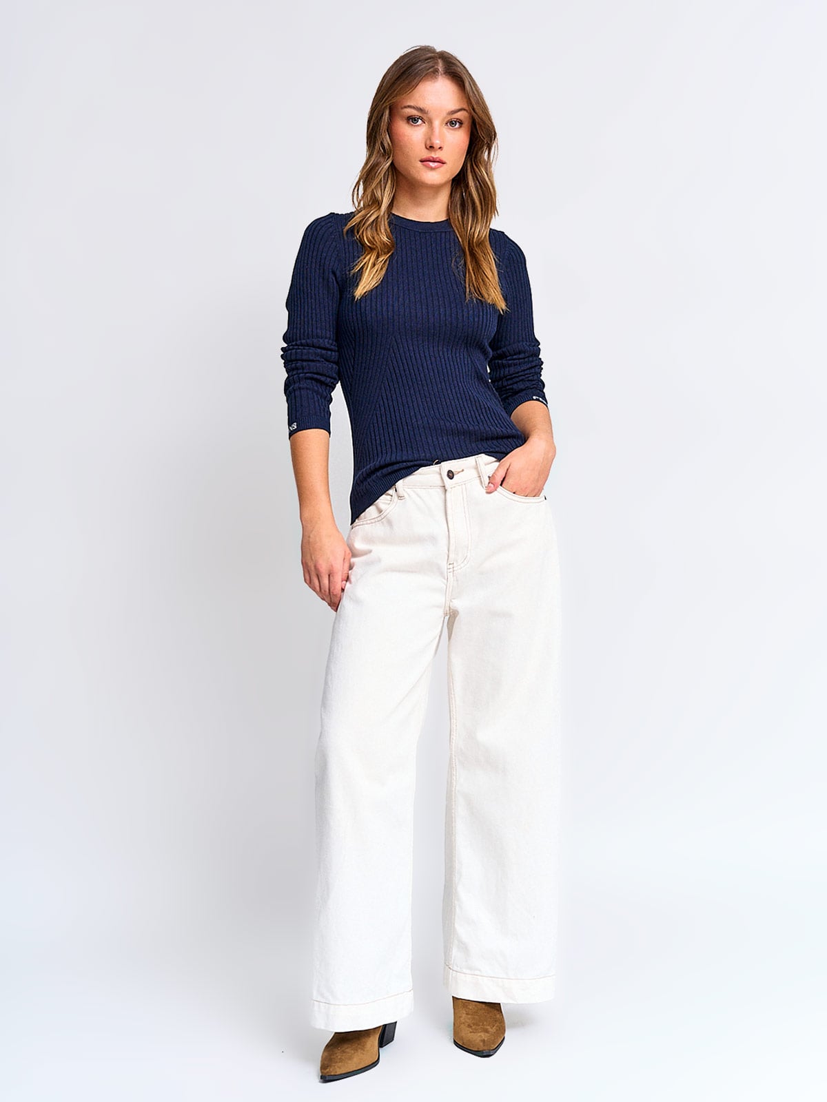 POLERA MUJER PEPE JEANS ALGODÓN RIB - 4