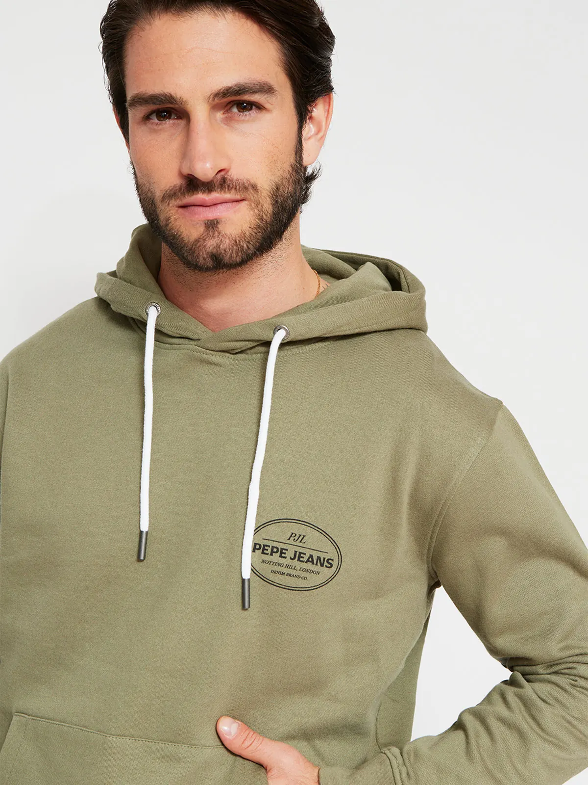 POLERÓN HOMBRE PEPE JEANS ALGODÓN CAPUCHA ESTAMPADO - 3
