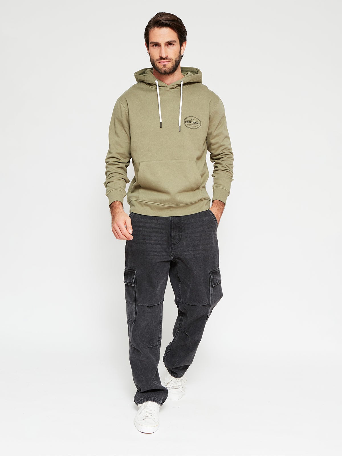 POLERÓN HOMBRE PEPE JEANS ALGODÓN CAPUCHA ESTAMPADO - 4