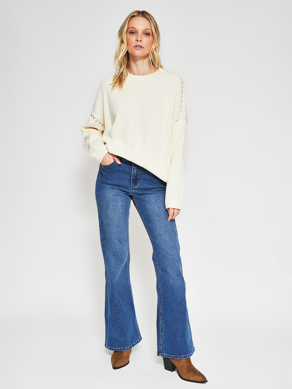 SWEATER MUJER BARBADOS ALGODÓN TACHAS - 4