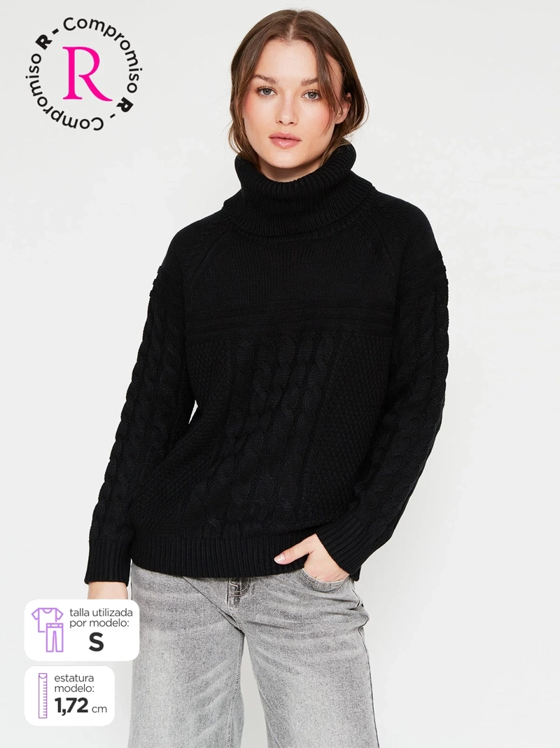 SWEATER MUJER PEPE JEANS CUELLO MOCK - 1