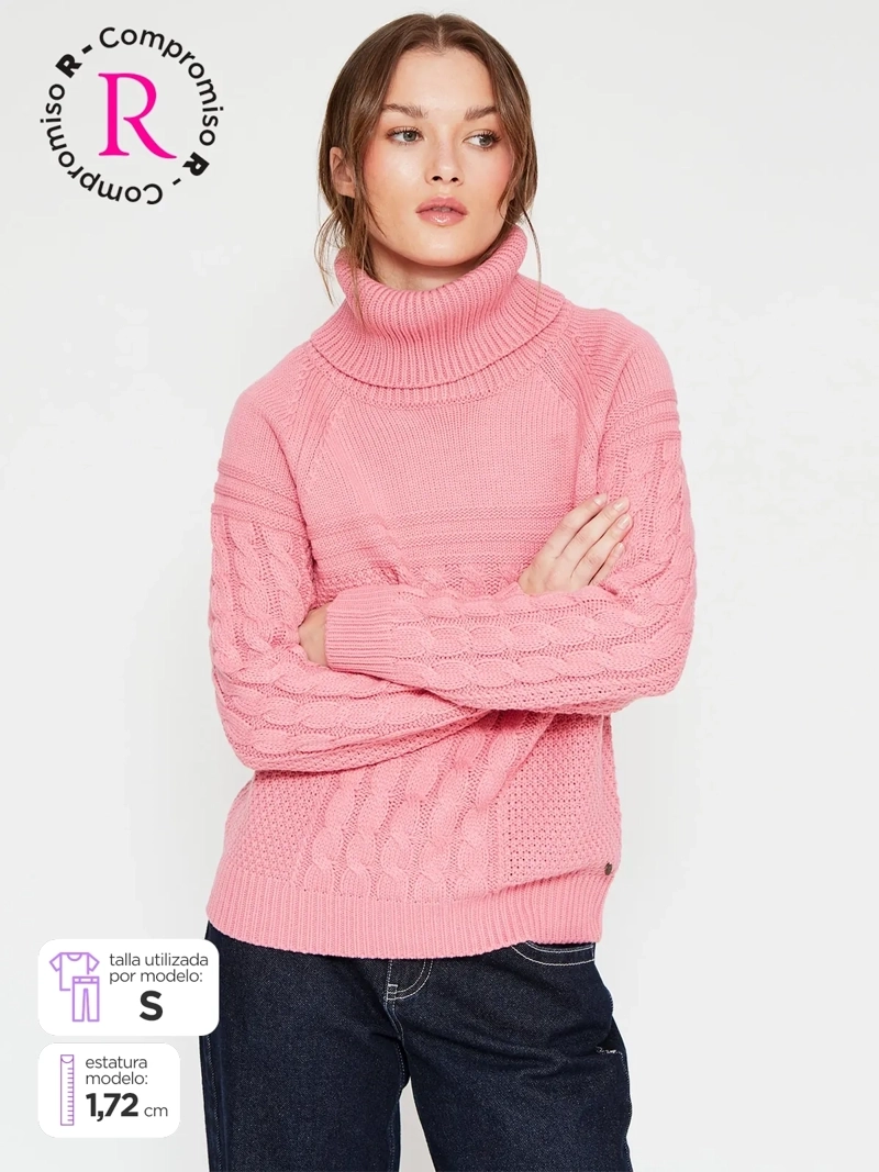 SWEATER MUJER PEPE JEANS CUELLO MOCK - 1