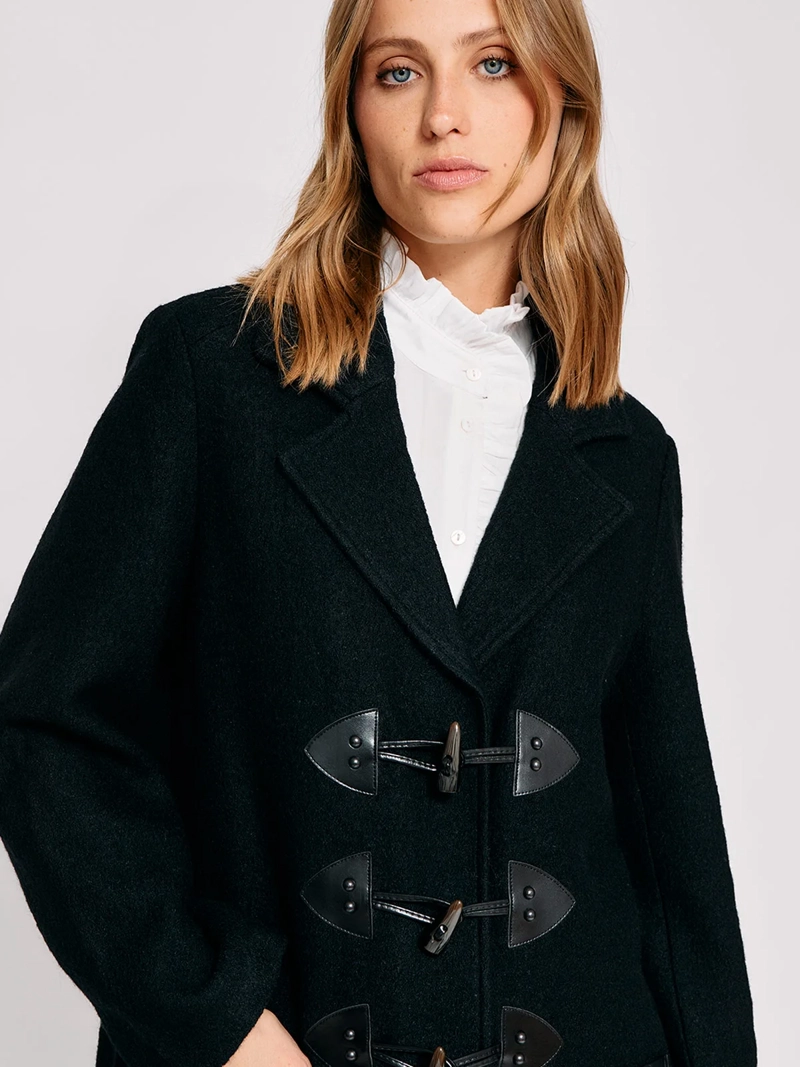 CHAQUETA MUJER TATIENNE CORTA EFECTO CUERO - 3
