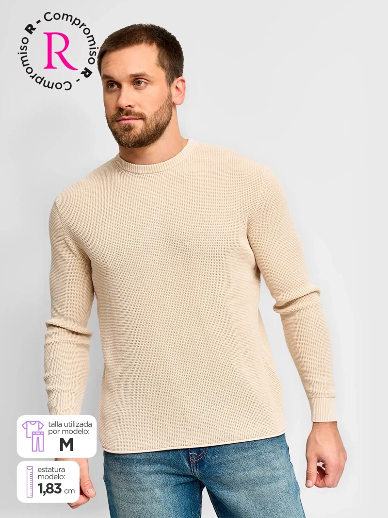 SWEATER HOMBRE PEPE JEANS ALGODÓN CUELLO REDONDO - 1