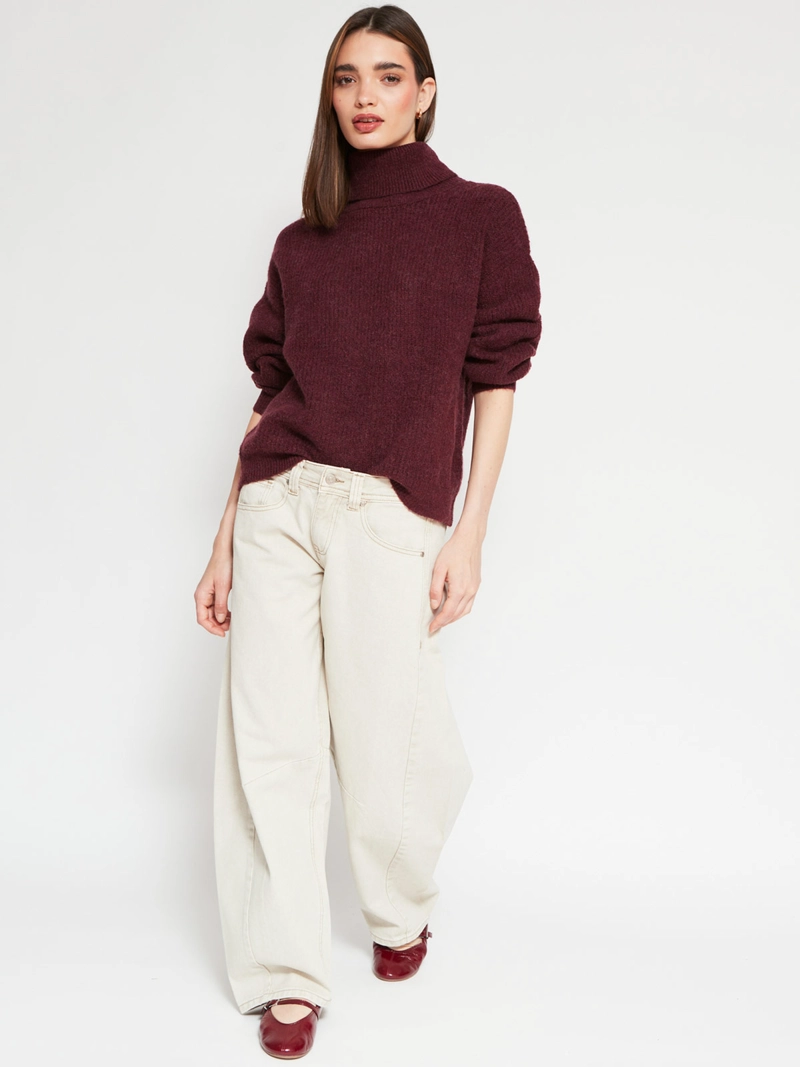 SWEATER MUJER INDEX MANGA LARGA BÁSICO - 4
