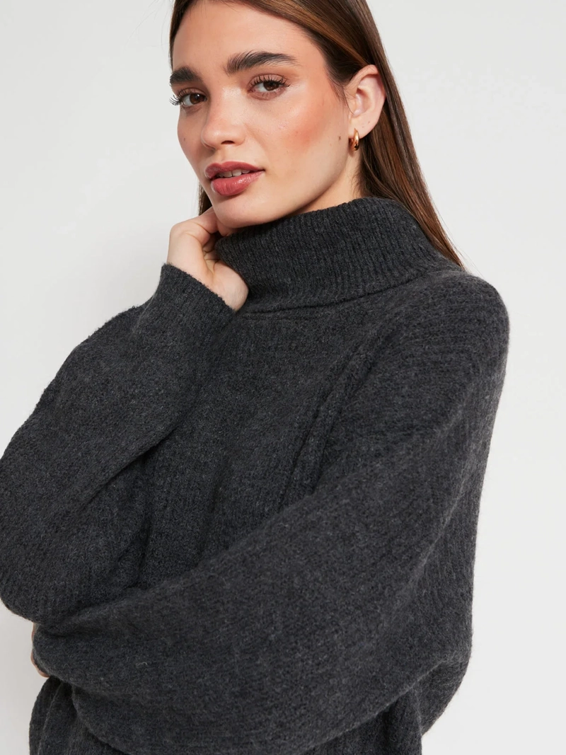 SWEATER MUJER INDEX MANGA LARGA BÁSICO - 3
