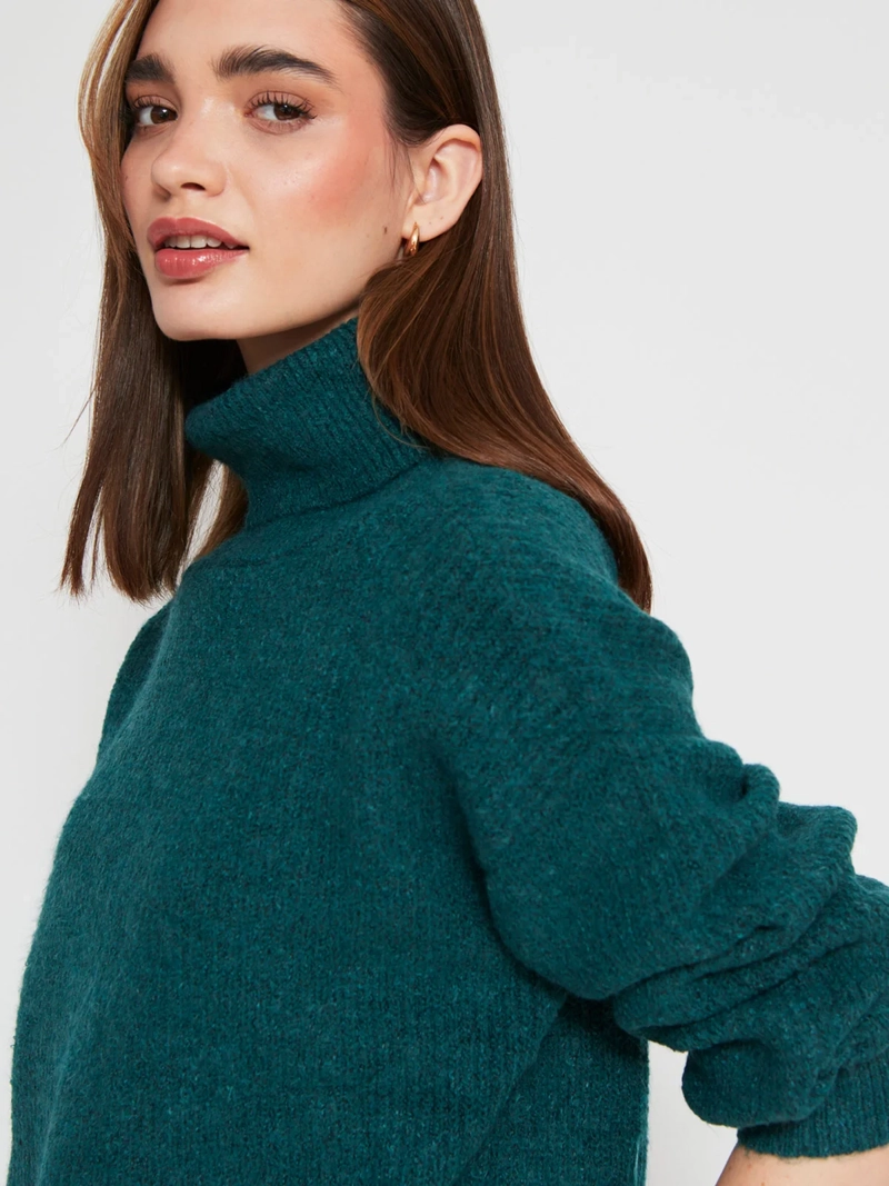 SWEATER MUJER INDEX MANGA LARGA BÁSICO - 3