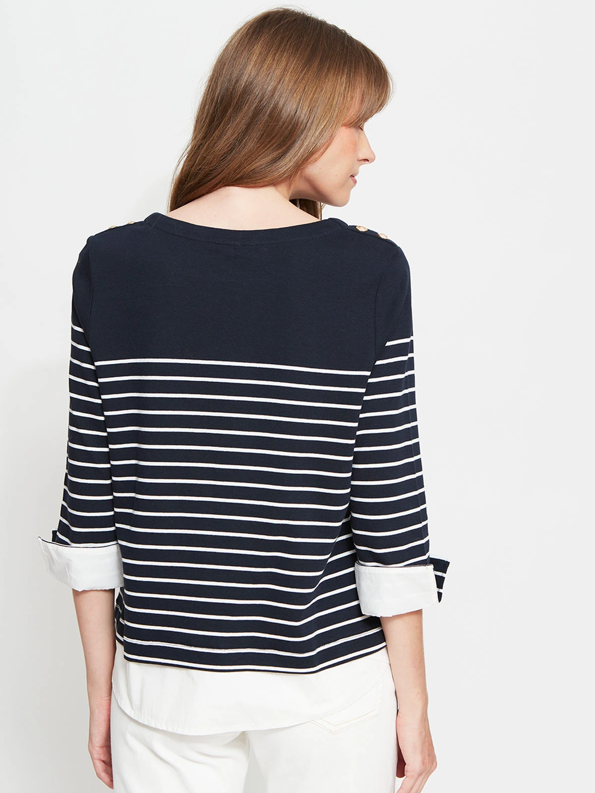 POLERA MUJER CACHAREL ALGODÓN MANGA LARGA - 2