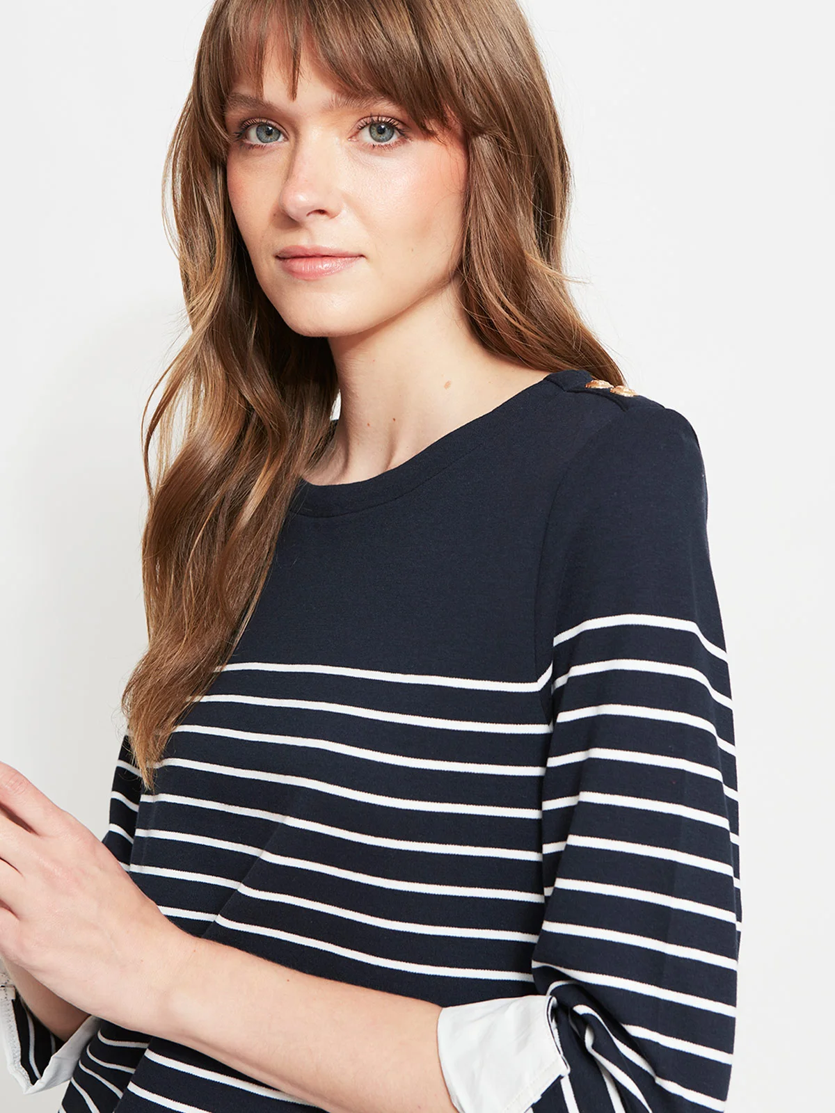 POLERA MUJER CACHAREL ALGODÓN MANGA LARGA - 3
