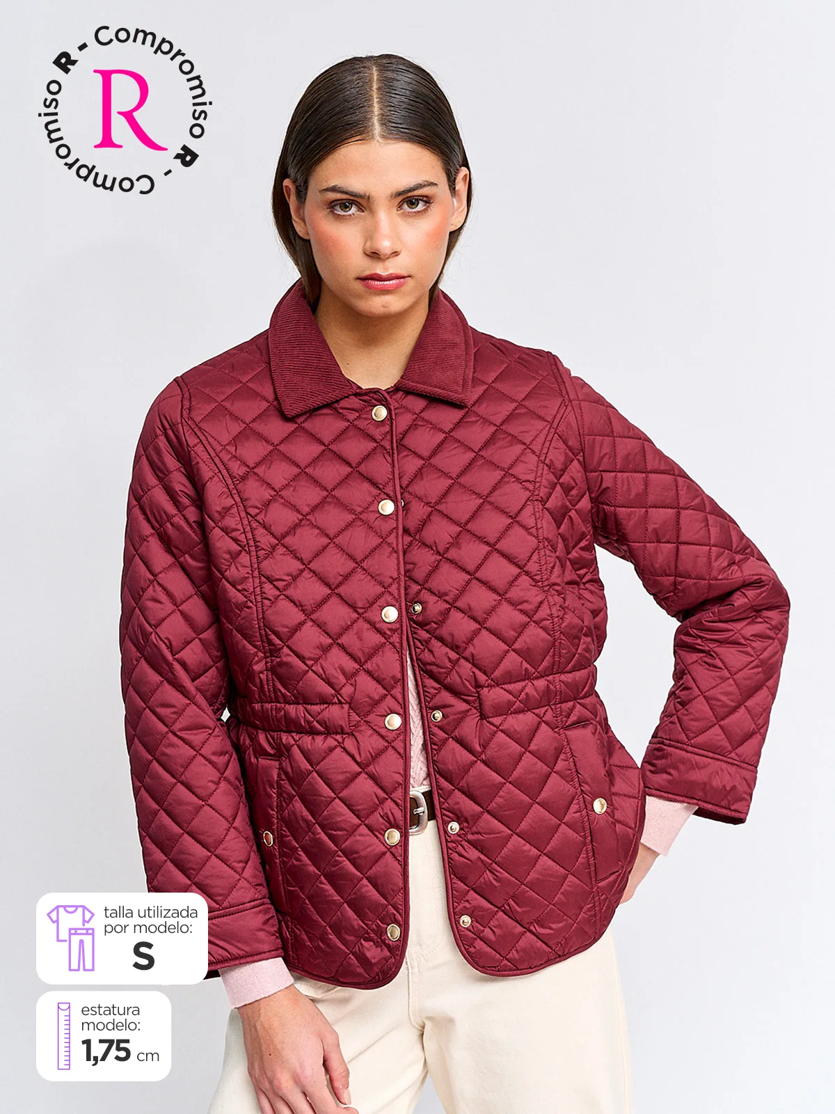 PARKA MUJER CACHAREL CUELLO COTELÉ