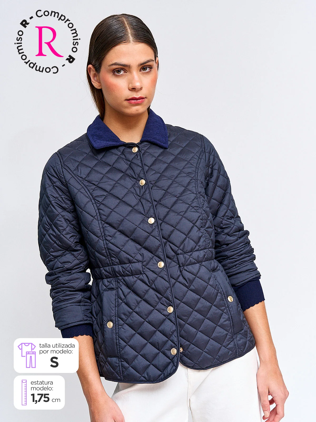 CACHAREL PARKA MUJER CACHAREL CUELLO COTELÉ