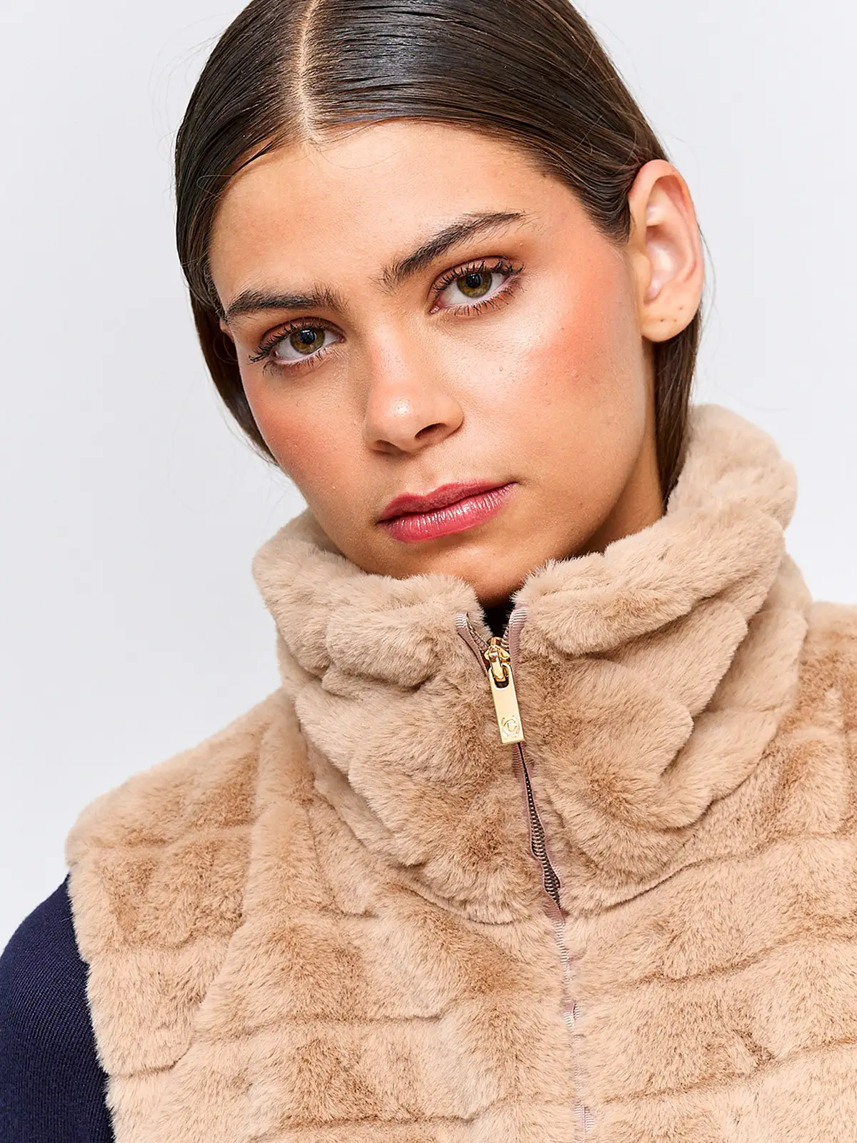 CHAQUETA MUJER CACHAREL CUELLO ALTO PELOS - 3