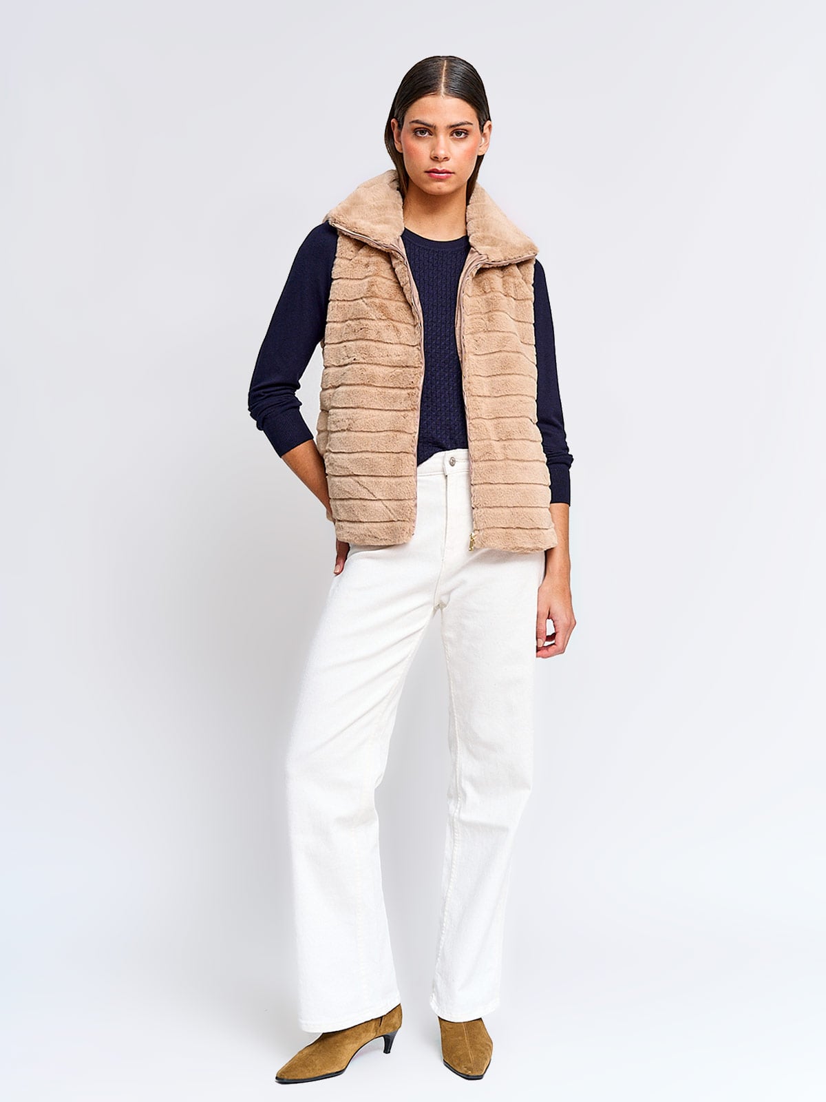 CHAQUETA MUJER CACHAREL CUELLO ALTO PELOS - 4
