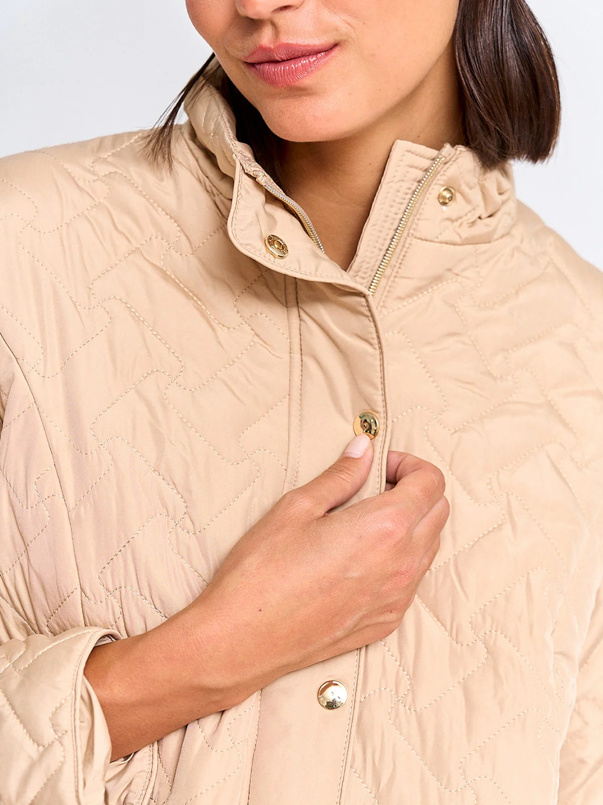 PARKA MUJER CACHAREL CUELLO MOCK - 3