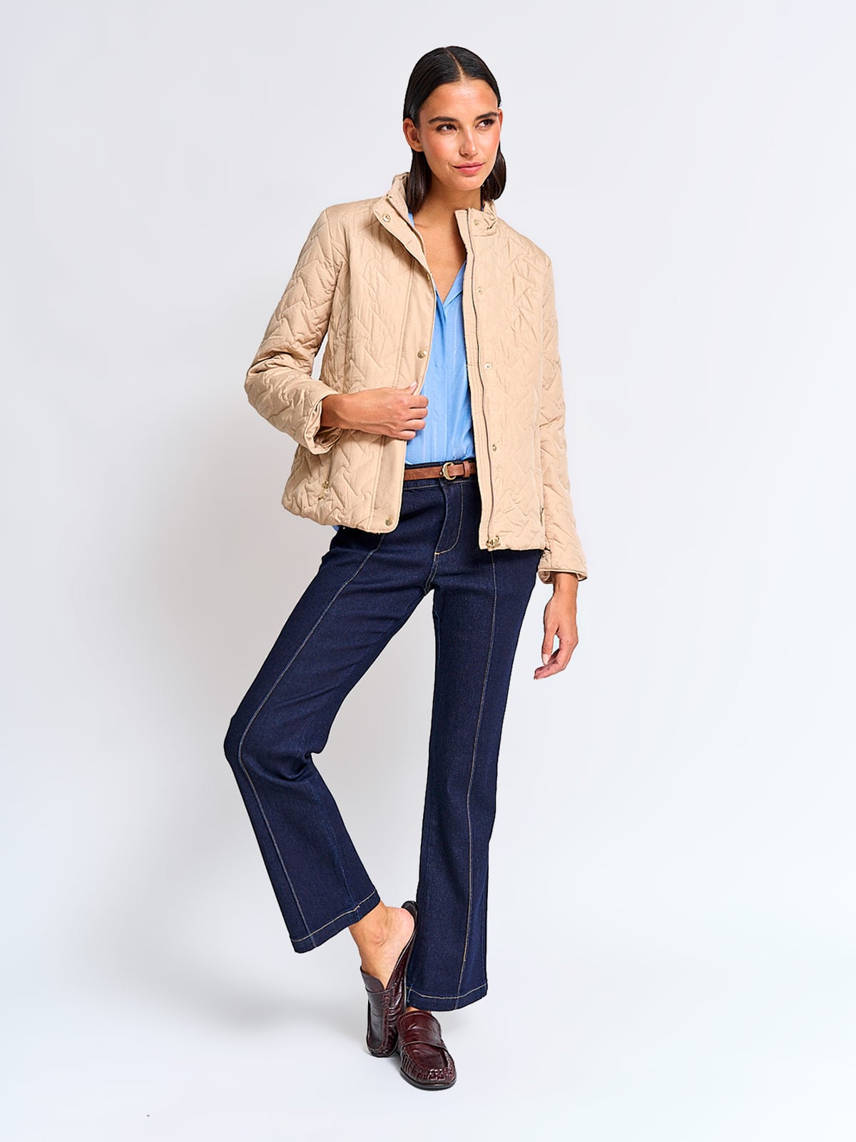 PARKA MUJER CACHAREL CUELLO MOCK - 4
