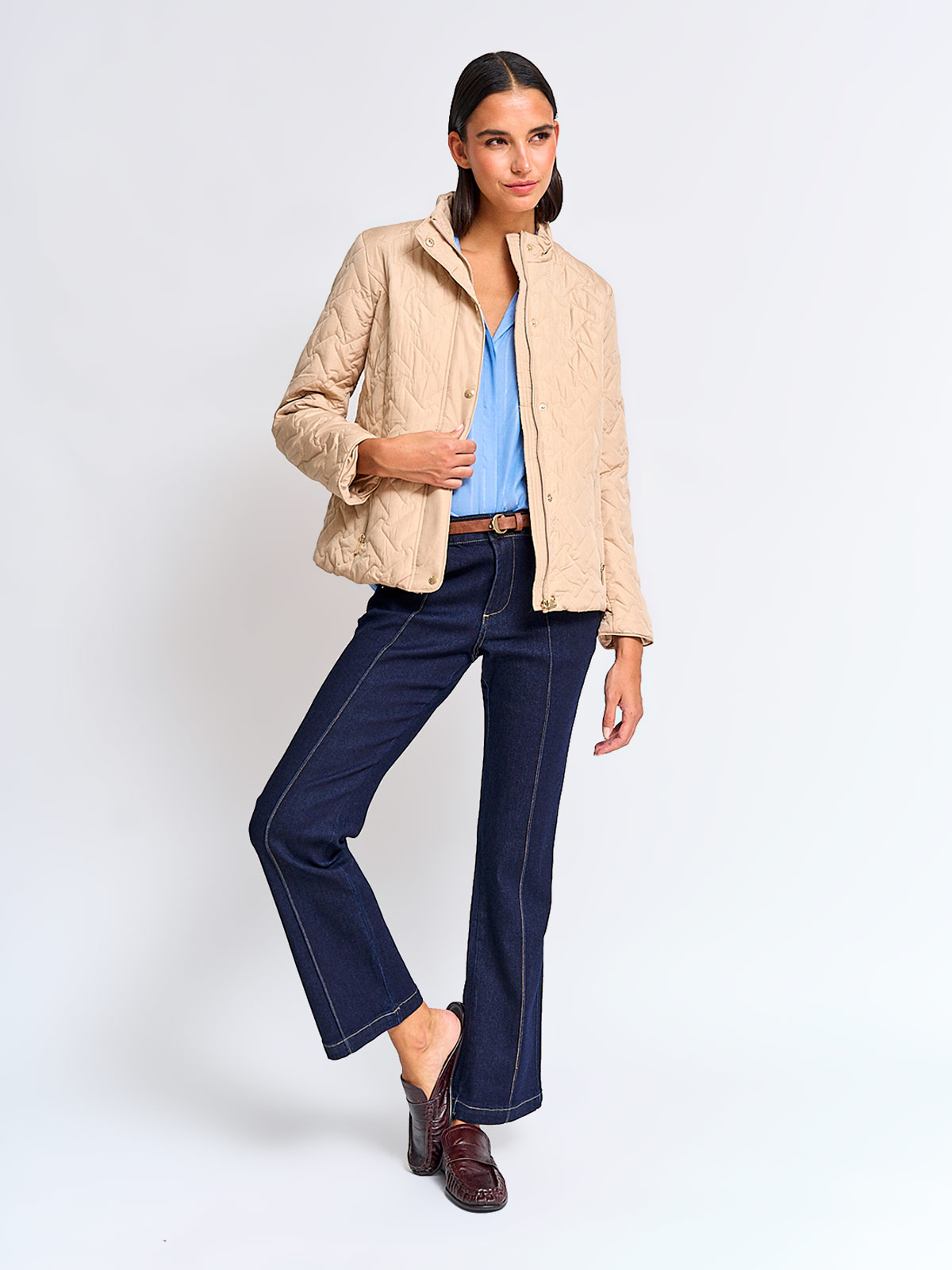 PARKA MUJER CACHAREL CUELLO MOCK - 4