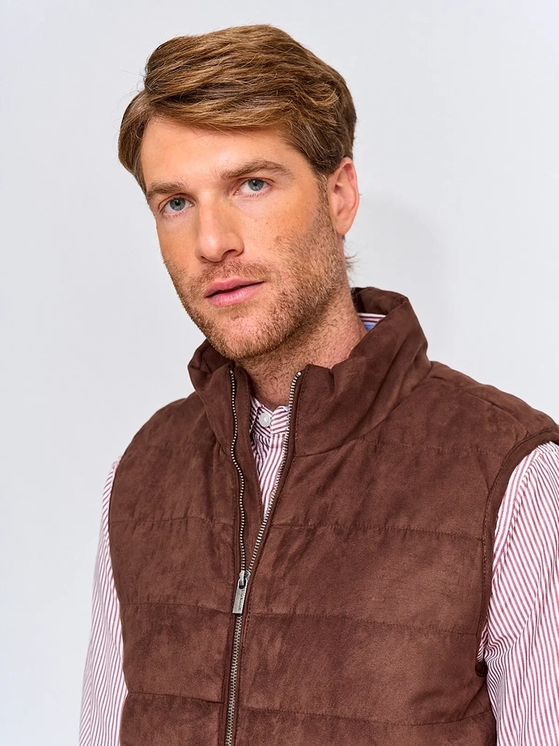 CHAQUETA HOMBRE CACHAREL TIPO SUEDE - 3