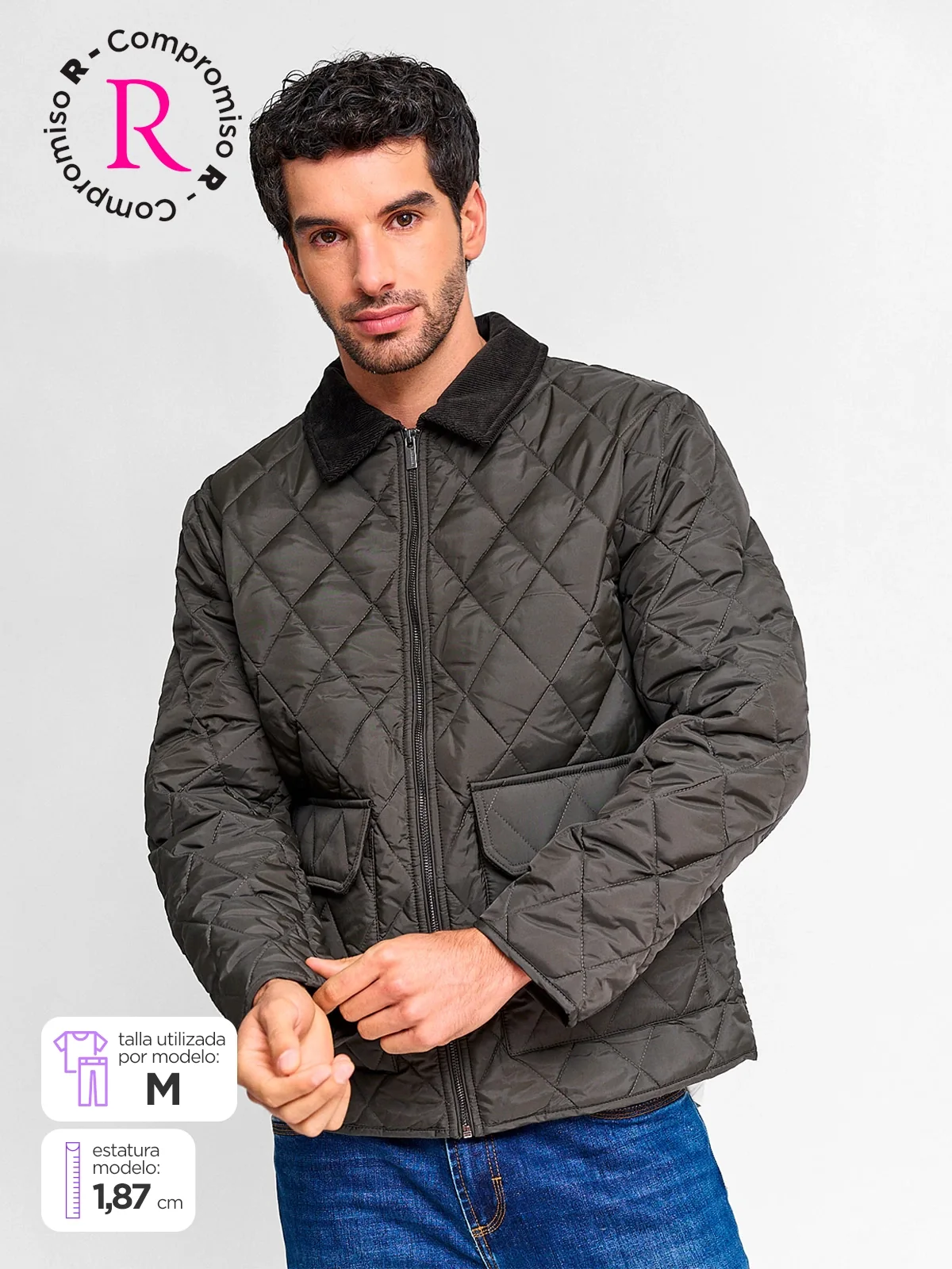 CHAQUETA HOMBRE CACHAREL QUILT COTELÉ - 1